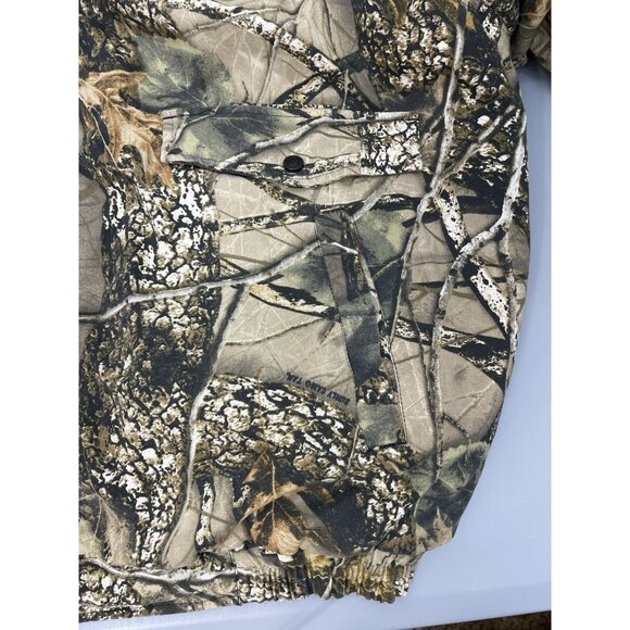 WFS Burly Camo Jacket Insulated Hunting Winter Outdoor Canvas Hooded Mens 3XL - Picture 5 of 12